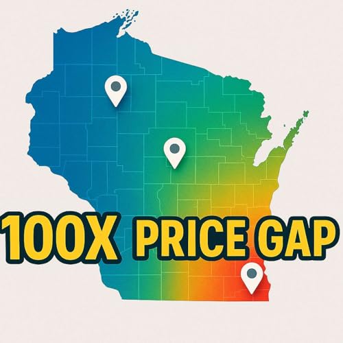 Selling Land in Wisconsin: Price Gaps Across Counties