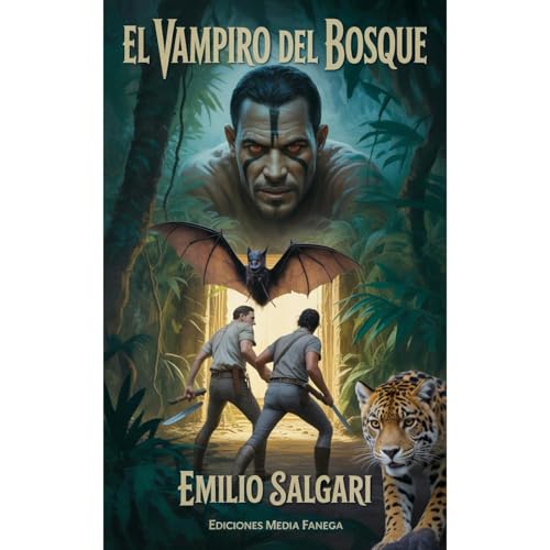 El vampiro del bosque Audiolibro Por Emilio Salgari arte de portada