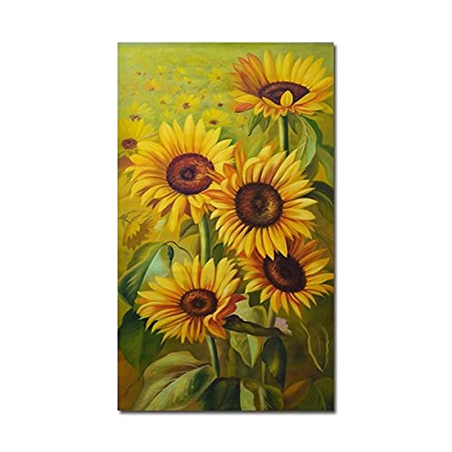 Kit Diamant Peinture Tournesol XXL | Broderie Point de Croix Carré Rond 80x220cm
