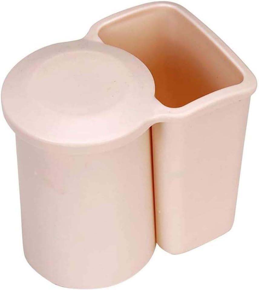 Multifunctional Tooth Cup Holder, Cosmetic Brush Toothbrush Holder, Used in Bathroom, Countertop Desk Dormitory(E)