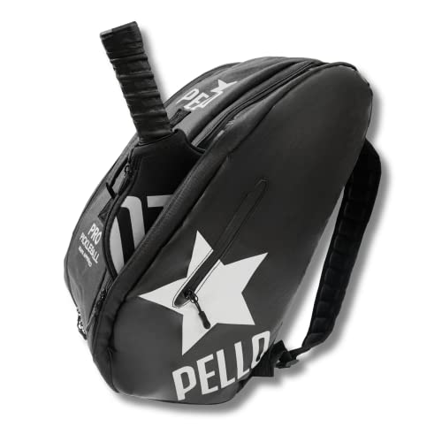 PELLO Professional Pickleball Bag | Carry Your Gear in Style | Comfort for Peak Performance on the Court | Adjusted Shoulder Straps | Long-Lasting Performance | Functionality, Durability, and Style