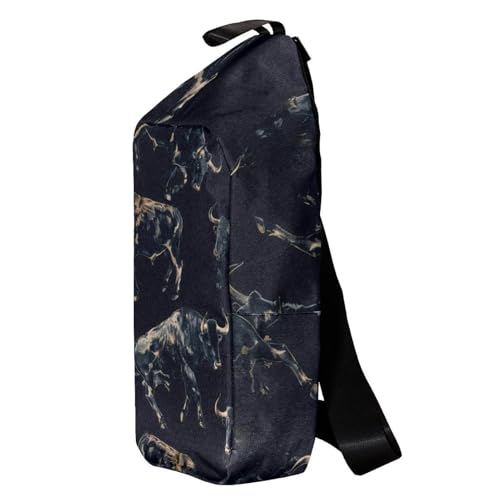 Sac à dos à bandoulière Black Bull multicolore léger et compact - 3
