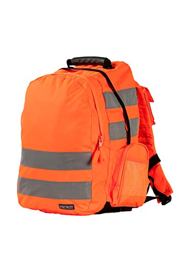 Portwest Sac à dos Hi-Vis, Couleur: Orange, B905ORR