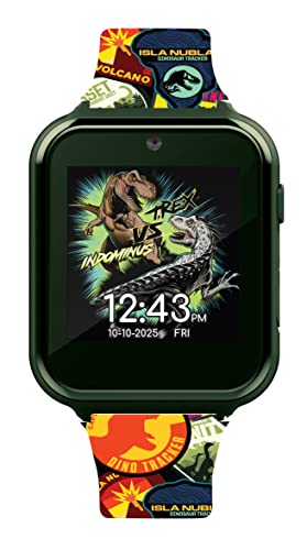 Accutime JRW4062AZ Jurassic Park Smartwatch For Kids: Educational Touchscreen Game Watch thumb #1
