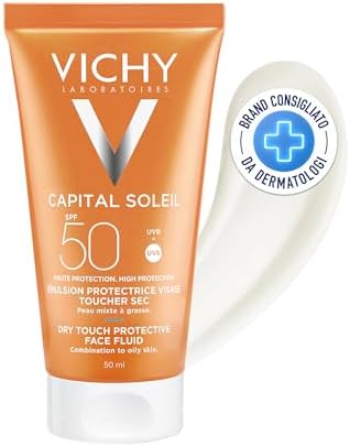 Vichy Ideal Soliel Spf 50 Mattifying Face Fluid Dry Touch 50ml
