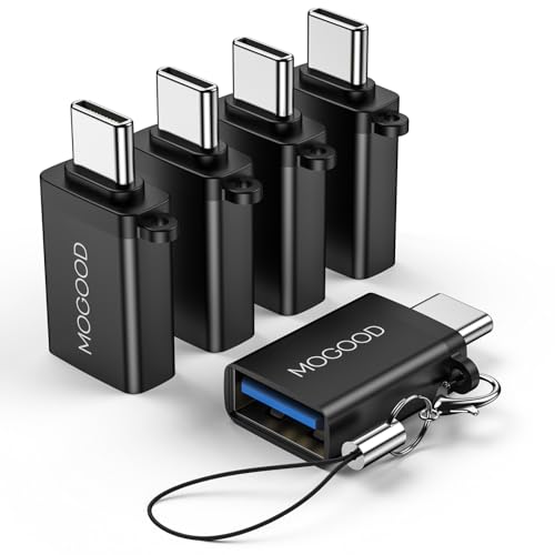 MOGOOD USB CからUSBアダプタThunderbolt 3.0 OTGアダプタC型プラグからUSB 3.0マザーアダプタC型Thunderbold 4 OTGコンバータはアップルMacBook Pro、サムスンGalaxy S 22 S 23に適