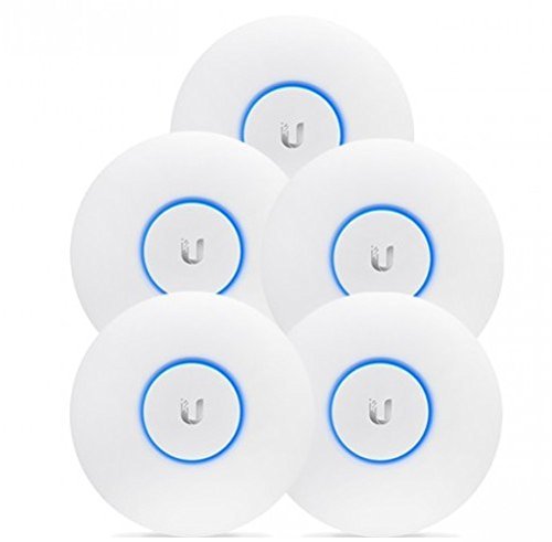 Ubiquiti Networks 2,4/5Ghz 450/1300Mbps 122m 5Pk Indoor/Outdoor, UAP-AC-PRO_5 (Indoor/Outdoor 196.7 x 35 mm) (Renewed)