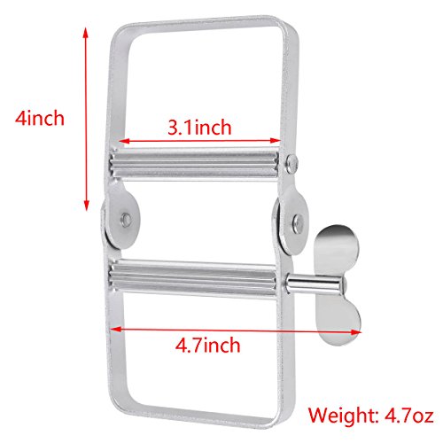Image of Fabcell Toothpaste Tube Squeezer Dispenser for Paint, Cosmetics, Color Dye, Hand Cream - Artist, Hair Salon, Painter Use