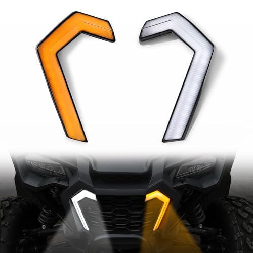 LED Turn Signal Fang Lights for Honda Talon 1000R & 1000X(2019-2024) 1000X-4 (2020-2025) Front Grille Accent Signature Lights 2 PCS