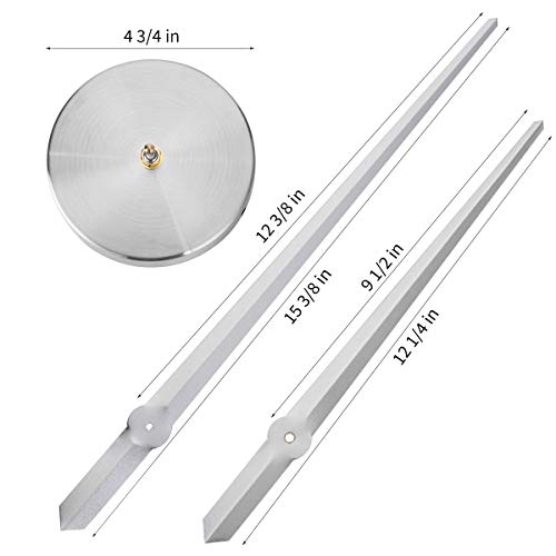 Aililife 3D Diy Wall Clock Decor Sticker Mirror Frameless Large Diy Wall Clock Kit For Home Living Room Bedroom Office Decoration (Sliver) #TOP4