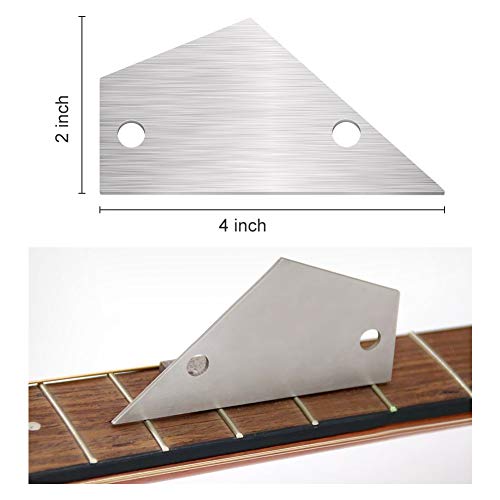 Guitar Neck Notched Straight Edge Fret Rocker String Height Gauge, Luthiers Tool For Guitar Fretboard And Frets #TOP2