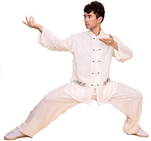 Tai Chi odzież do sztuk walki mundury unisex Tai Chi mundurowa odzież, bawełna Qi Gong sztuki walki skrzydło Chun Shaolin Kung Fu Taekwondo odzież treningowa dla mężczyzn kobiet chiński kung fu
