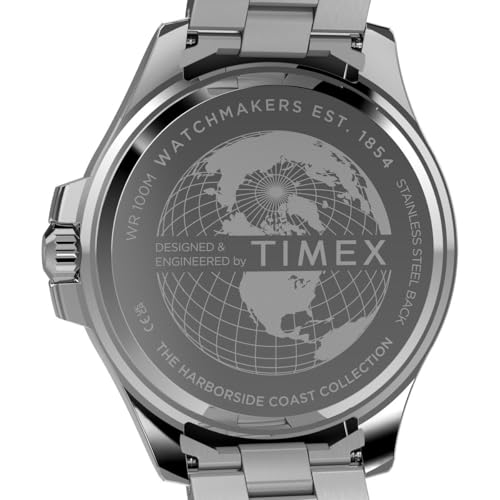 Image of TIMEX Harborside Coast Round 43mm Green Dial Analog Men Watch - TW2Y33200UJ
