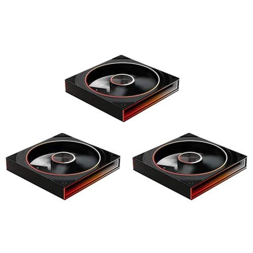 Ventilateur de boîtier PC 140 mm ARGB effet miroir cyclique Lian PWM 1800 TR/Min x3