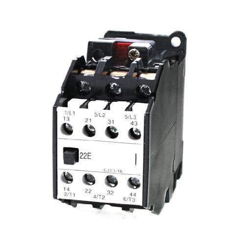 Aexit 660V 31.5A Distribution electrical 3 Poles 35mm DIN Rail Mounting 2NO+2NC AC Contactor CJX1-16/22