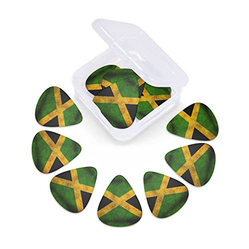 Ensemble de 12 médiators de guitare avec drapeau jamaïcain pour guitare acoustique, guitare électrique, contrebasse… - Les Beatles, Paul McCartney, John Lennon, RIngo Starr, George Harrison Ensemble de 12 médiators de guitare avec drapeau jamaïcain pour guitare acoustique, guitare électrique, contrebasse… – Image 7