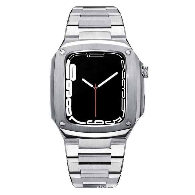 Bracelet de montre pour iwatch series 4 5 6 SE acier inoxydable maillons 44mm