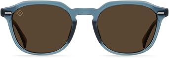 RAEN - Clyve - Mens Classic Round Sunglasses UV Protection - Size 52 MM - Polarized Lenses