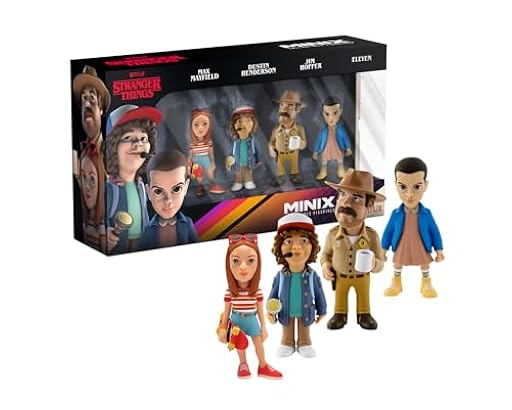 MINIX BANDAI Pack Stranger Things - MN12688 - Pack Coleccionable de Stranger Things, Incluye Figuras detalladas de los Personajes Principales, Coleccionable para fanáticos de la Serie | Ya disponible en tu tienda friki favorita! En mundofriki.es! MINIX BANDAI Pack Stranger Things - MN12688 - Pack Coleccionable de Stranger Things, Incluye Figuras detalladas de los Personajes Principales, Coleccionable para fanáticos de la Serie | Ya disponible en tu tienda friki favorita! En mundofriki.es!