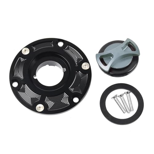 Accesorio de aluminio: tapa de tanque de combustible sin llave para Aprilia 2