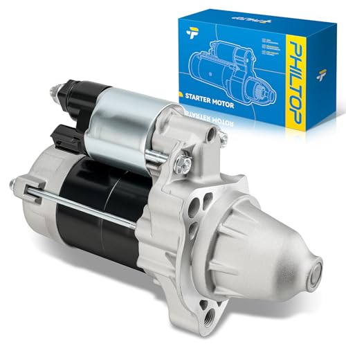 Image of PHILTOP 19013N Starter 0.8KW Compatible with 2009-2012 Honda Fit | Starter for 2013 Honda Fit 1.5L, 0.8KW 12V 9Teeth CW OE 31200RB1013, 4280005410,2800412, DSKEW, 2448613, 91295794, 190138