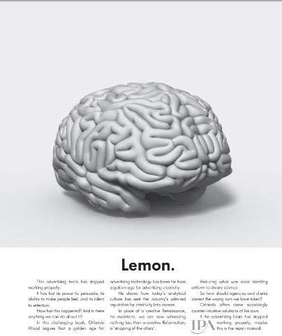 Lemon. How the advertising brain turned sour. Paperback – 15 Oct. 2019