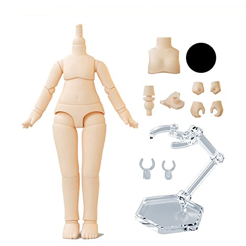 YMY2 body action figures 1/12 blanc laiteux accessoire rechange poupée AMITD 11 cm