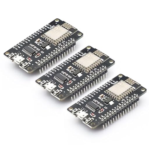 APKLVSR ESP8266 NodeMcu Lua V3 WiFi Module,ESP8266 NodeMcu WiFi 2.4 GHz V3 Tarjeta de Desarrollo con CH340,Compatible con Arduino IDE/Micropython(3 PCS) | Ya disponible en tu tienda friki favorita! En mundofriki.es!