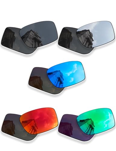 Image of 5 Pairs Polarized Replacement Lenses for Ray-Ban Justin RB4165 54mm Sunglasses, Anti-Scratch and Impact Resistant