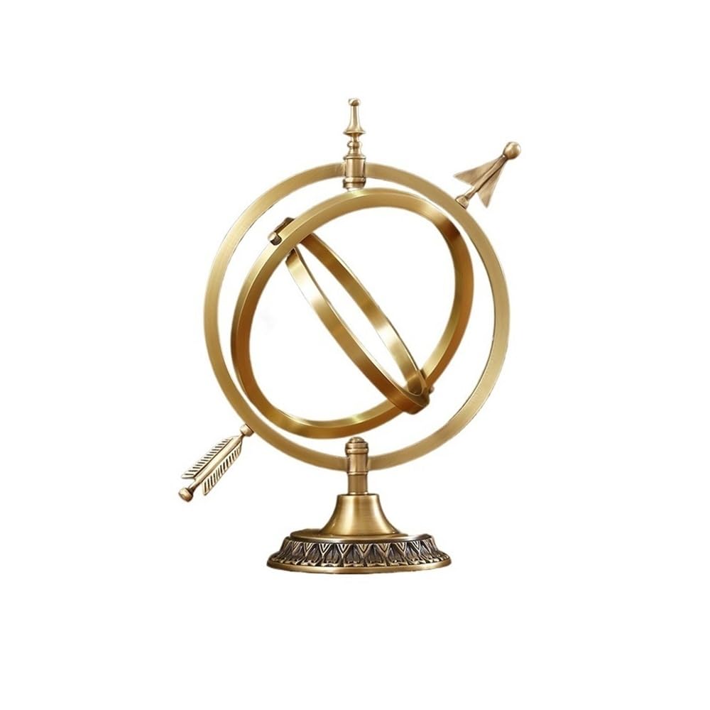 WQQYU6HKF Table Decorations Globe Shaped Ornaments Office Desktop Wine Cabinet Creative Decorations Business Gifts Art Statue
