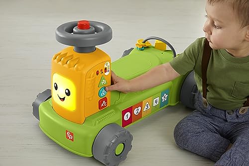Fisher-Price Brinquedo Trator de Aprendizagem 4 em 1
