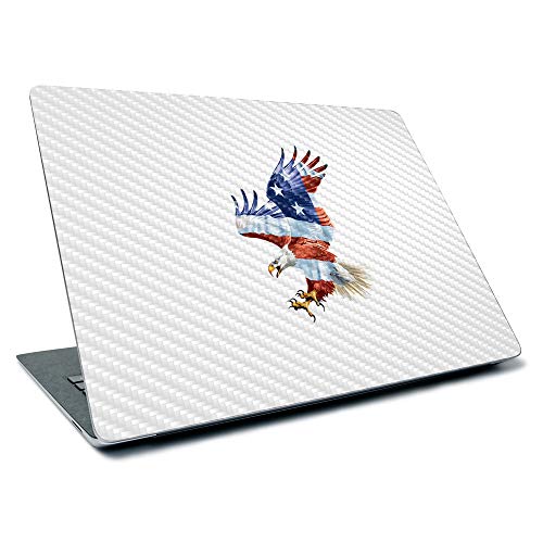 Image of MightySkins Carbon Fiber Skin for Microsoft Surface Laptop 3 13.5 inch (2019) - American Eagle,Textured Carbon Fiber Finish,Easy to Apply, Remove, and Change Styles,
