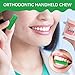 20 Stück Aligner Chewies, Grün Kieferorthopädische Kauartikel Wiederverwendbar Aligner Tablett Sitzer Minzduft Chewies Waschbar Aligner Chompers für Zahnspangen Unsichtbare Zahnspange beißt