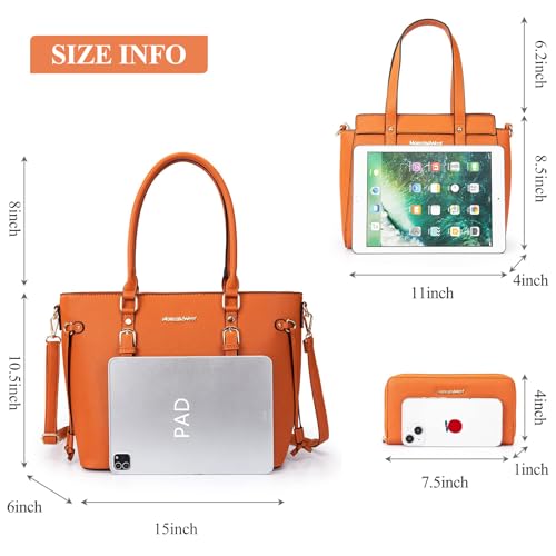 Image of Montana West 3PCS Purses for Women Tote Bag and Wallet Set Shoulder Satchel Handbags