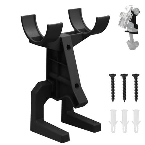 RCENJOY RC Car Wall Mount Remote Control Car and Transmitter Organizer Displayer for 1/14 1/16 1/18 1/24 RC Model Car (Black)