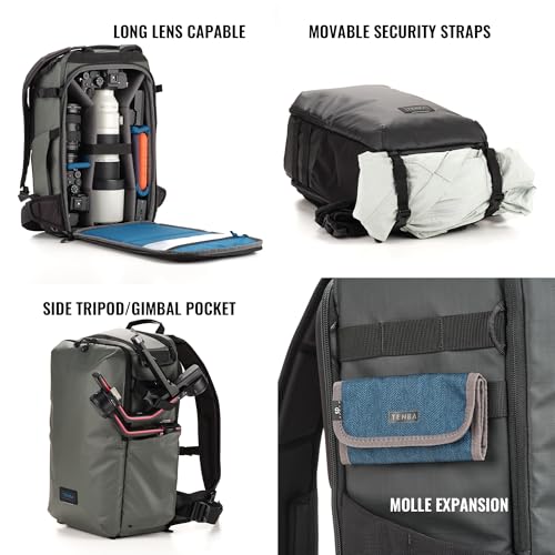 Image of Tenba Solstice v2 20L Backpack for DSLR and Mirrorless cameras and lenses, including supertelephoto zooms - Gray (636-441)