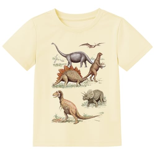 Kids Dinosaur Shirt Boys Girls Rex Dinosaur Tee Toddler Dino Enthusiast Summer Cotton Short Sleeve Tee Tops 5T