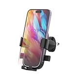 GRIFEMA Porta Cellulare Auto per Bocchette Aria con Bloccaggio Automatico, Rotazione 360° e Uso con Una Mano per Smartphone 4.7-7 Pollici anche con Custodia