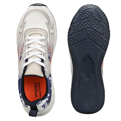 Image of Birde Men's Sports Shoes | Lightweight Running Shoes for Men | Breathable Walking Shoes with Cushioned EVA Sole | Comfortable Gym Sneakers