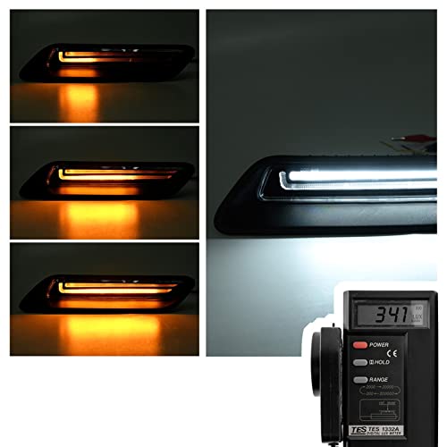 Clignotant dynamique transparent avec feu de position pour capot RAM 1500
