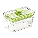 Organized Freezer Space: Featuring a space-saving design, these stackable ice trays with lids help maintain an orderly environment, enabling seamless access to chilled goods while supporting efficient meal planning and preparation routines in any household