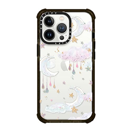 Casetify Ultra Impact Case For Iphone 13 Pro - Candy Cotton Clouds - Clear Black #TOP17