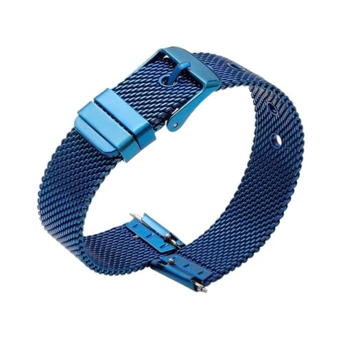 Bracelet de montre milanais en métal inoxydable avec système de dégagement rapide universel