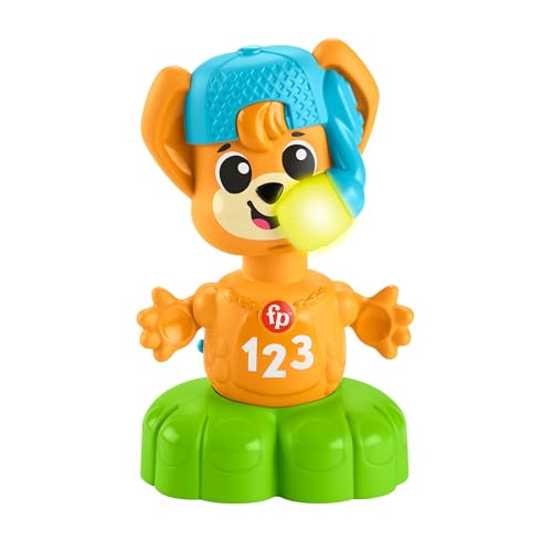 Fisher- Price Animal Band - Rino il Volpino Impariamo gli Opposti, volpe interattiva per l'apprendimento con movimento, luci multicolore, canzoni e suoni, giocattolo per bambini, 9+ mesi, HYL02