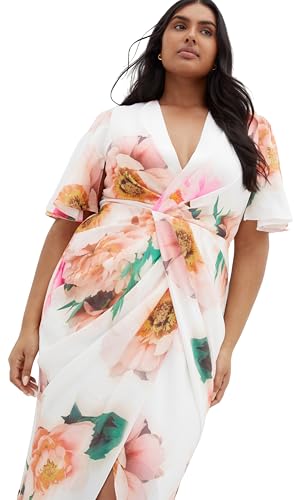 City Chic Women's Dress-Braelynn Print Maxi