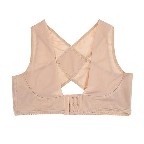 IWOWHERO Hump Belt Back Vest Posture Vest for Posture Under Clothes Posture Support Vests for Women Dressy Support Bra Women Back Chest Support Vest Posture Brace Vest for