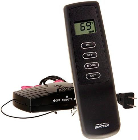 SkyTech SKY-1410TH-A Fireplace-remotes-and-thermostats, Black