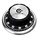 COSVE Manual Kitchen Timer, 60 Minutes Countdown Loud Alarm Mechanical Rotating Timer Magnetic Stainless Steel for Cooking Baking
