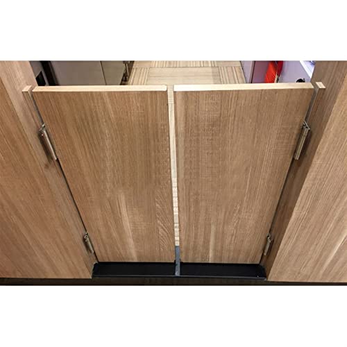 Charnière double action acier inoxydable durable dorée x2
