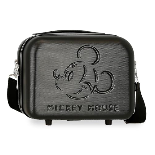 Joumma Disney Mickey Good Trip Neceser Adaptable Negro 29x21x15 cms Rígido ABS 9,14L 0,83 kgs